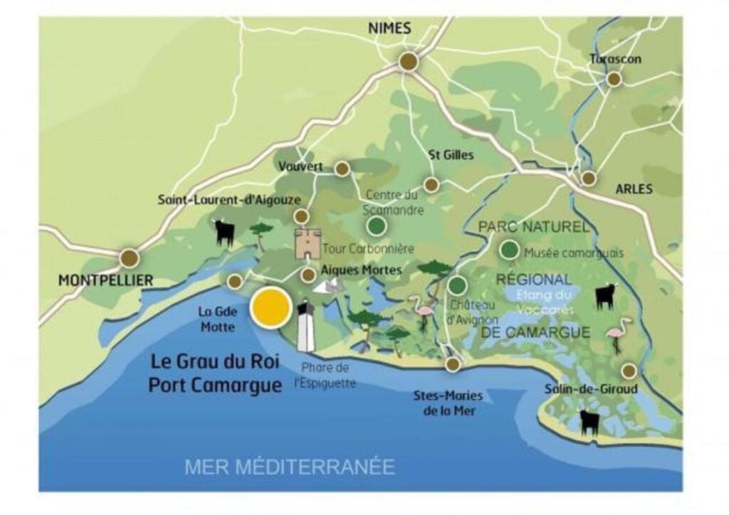 Studio - 2Min Mer & Plages - Grau Du Roi Le Grau-du-Roi Exterior foto